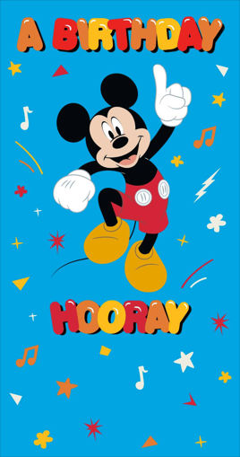 Picture of A BIRTHDAY HOORAY MICKEY CARD